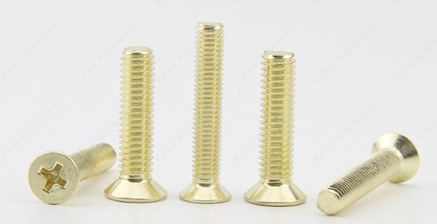 Golden Flat Head Screws M3*13